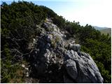 Za Ušivcem - Gradišče (Velika planina)